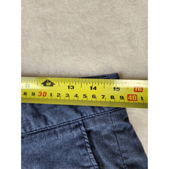 Vans Off the Wall Men's Shorts Navy Blue Size 30 Denim Skater Chino Logo - Picture 12 of 14